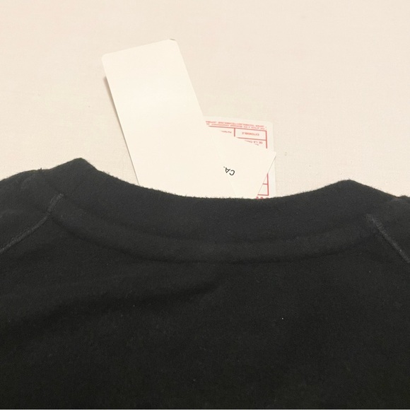 Uniqlo Heattech Stretch Fleece Crewneck Black Top Womens Large - Picture 12 of 16